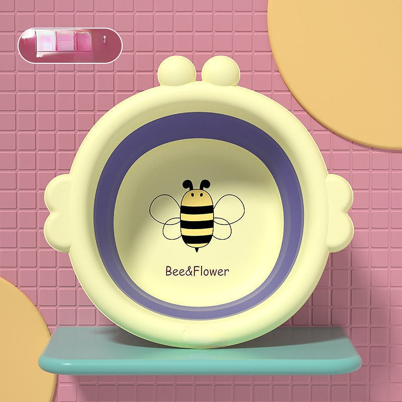 Wholesale Baby Toddler Foldable Basin Hanging Baby Supplies Plastic